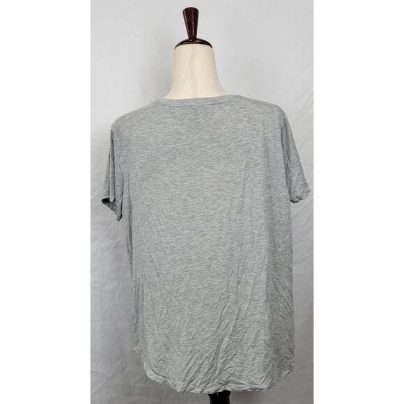 Maurices Rayon Women's XL Gray Blouse - Picture 3 of 7
